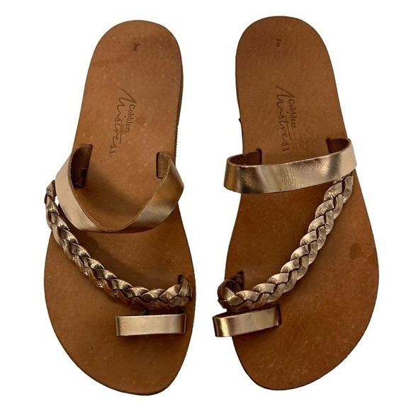 Cobblers Mistress Rose Gold Sandals - Picture 1 of 13